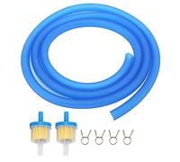 Tuyau de Filtre à Carburant de Ligne de Tube de Tuyau de Filtre à Essence avec 2 éléments Filtrants pour les Pièces de Moto ATV de Scooter Chinois GY6 50cc 150cc