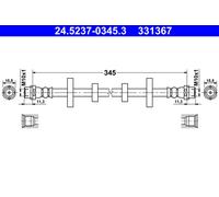TUYAU DE FREIN FLEXIBLE VW P. T4 90-03 LE/PR