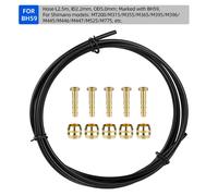 Tuyau de frein hydraulique 2500mm, Tube d'huile à 3 couches pour remplacement de frein de vélo Shimano BH59/BH90 SRAM Magura Tektro MR5PCS 2.5M