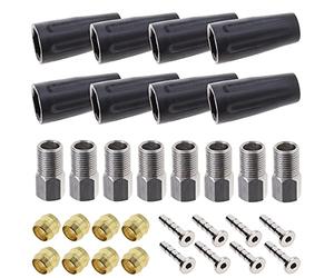 Tuyau de Frein Hydraulique Vélo BH90 Câble Olive Insert Raccord Boulon Kit de Purge Réparation Compatibile Con Shimano