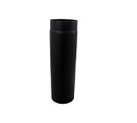 Tuyau de fumée Bertrams ST-Pu 08RL500-250L 500 mm, Ø 250 mm, revêtement par poudre, noir