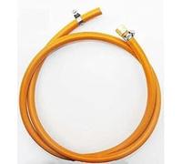 Tuyau de Gaz 1/4" filetage à gauche (1 côté avec collier) 1,5 m - 8 mm - Pour propane butane camping 1,5 m