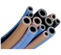 Tuyau de gaz en caoutchouc simple Ø 10 x 16 mm pour oxygène - long.40 m - 20 bars GCE CHARLEDAVE W000010069