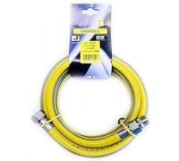tuyau de gaz flexible 1 mt 1/2" acier MF conformément à la norme EN 15266 pour UNIROLL Table de cuisson/de cuisine