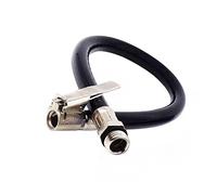 Tuyau de Gonflage, Male fil caoutchouc de gonflage Gonfleur tuyau d'air du pneu 15", Adaptateur Gonfleur Tuyau de Pneu Remplacement de Gonflage Tuyau