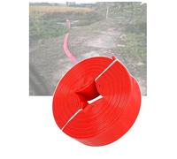 Tuyau de lavage à contre-courant Rebower pour pisc Tuyau de décharge plat 1 pouce for le Drainage piscine d'irrigation agricole multicolore 20-50 mètres(Red,20 meters)