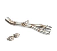 Tuyau De Liaison Silencieux D'échappement Avant À Enfiler pour Moto pour R1 pour YZF-R1 2015 2016 2017 2018 2020 D'échappement Tuyaux(Titanium Alloy)