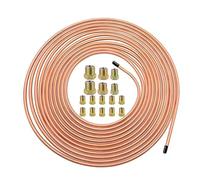 Tuyau de Ligne de Frein 3/16 | 7.6m Tuyau de Remplacement pour Système de Freinage | Tube Flexible Anti-Rouille pour Réparation Automobile Hydraulique Industriel Domestique