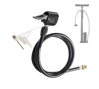 Tuyau de l'inflator - tube de pompe universel de 125 cm, conception résistante au froid, accessoire de d'air flexible, adaptateur d'inflation résistant aux rebonds