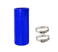 Tuyau de liquide de refroidissement en silicone bleu 1 pièce 400 mm - Renforcé multicouche for moteur, turbo, radiateur - Comprend 2 colliers de serrage en acier inoxydable(40mm)