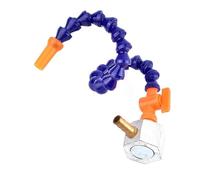 tuyau de liquide de refroidissement flexible Tube de refroidissement Flexible à eau et huile, buse réglable 1/4 "~ 1/2" 30~60cm, condenseur universel for Machine tour(No magnetic base,1I4 Inch)