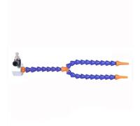 Tuyau de liquide de refroidissement scellé sans fil de fuite réglable de buse circulaire magnétique tuyau de liquide de refroidissement Strong magnetic base, double 300mm, upper tube 4mm round nozzle