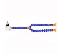 Tuyau de liquide de refroidissement scellé sans fil de fuite réglable de buse circulaire magnétique tuyau de liquide de refroidisse Aluminum block base, double tube length 400mm 28mm wide flat nozzle
