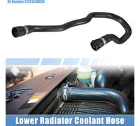Tuyau De Liquide De refroidissements De Radiateur N°11531438634 pour BMW 525I Base 2.5L L6 - Essence 2001-2003 Caoutchouc Noir