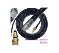 Tuyau de Nettoyage Canalisation 20 m - Buse 1+3 | 160 Bar | Filetage 1/4"" | Compatible Nilfisk, Lavor, Stihl