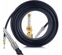 Tuyau de Nettoyage Canalisation 30 m - 200 Bar | Buse Ressort Laiton | Compatible Kranzle D12 Nilfisk KEW