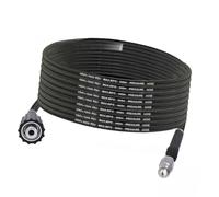 Tuyau de nettoyage de canalisations en PVC résistant à courant continu pour la plupart des rondelles anti-stress M22 Connexion internationale Outil de débouchage des canalisations d'angle multiples 15