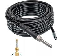 Tuyau de nettoyage pour canalisations Kränzle DN10 K1050 X-series - Buses de canalisation - Flexible - Kit de nettoyage de tuyaux (spirales 3 x arrière 1 x avant, 100 m)