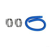 Tuyau de piscine hors sol pour Intex et pompe filtrante compatible avec 150 cm de long, 3,2 cm de diamètre intérieur, design en spirale PE (1 lot)
