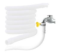 Tuyau De Plomberie Blanc For Machine À Laver, Tuyau De Vidange, Robinet De Climatiseur, Extension De 300cm, Tuyaux De Plomberie Semi-automatiques(2m)