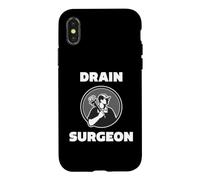 Tuyau de plomberie drôle pour Plombier Coque pour iPhone X/XS