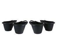 Tuyau de pluie Pot de plantes 4 pièces Pot de fleurs Vase de plantes Tuyau de descente Gouttière Jardin