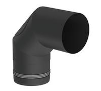 Tuyau de poêle à granulés Coude capsulaire Einzug 100 mm Edelstahl