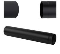Tuyau de Poêle Noir Ø 160 mm - Longueur 1 m 1000 mm - Acier Épais 2 mm - Conduit de Fumée Haute Température, Étanche et Résistant - Pour Poêles à Bois, Cheminées et Inserts