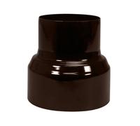 Tuyau de poêle Réduction Ø 130 mm > Ø 100 mm émaillé Marron