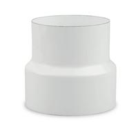 Tuyau de poêle Réduction Ø 150 mm > Ø 120 mm émaillé Blanc