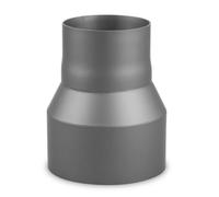 Tuyau de poêle Réduction 150 mm > 120 mm Gris