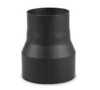 Tuyau de poêle Réduction 150 mm > 120 mm Noir
