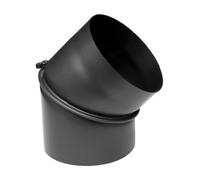 Tuyau de poêle/tuyau de fumée - Diamètre : 120 mm - Éléments de longueur/coudes - Différentes versions (coude réglable à 45° - Diamètre : 120 mm)