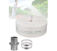 Tuyau de pompe à eau, Tuyau de décharge à plat for transfert d'eau lavage contre-courant piscine, plusieurs tailles(100meter)