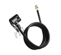 Tuyau de pompe à vélo pour adaptateur de valve Presta, accessoires de connecteur de pompe à air, tube d'extension de 125 cm pour gonfleur de pneu de vélo, compatible avec buses françaises/britanniques