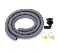 Tuyau de Pompe de Cale Marine, Kit de Plomberie de 0,75 Pouce, 6,56 Pieds de Long avec Clapet Anti-retour de Raccord à 90 Degrés à la Vanne de Clapet à Coque pour la Pompe à Cale