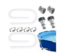 Tuyau de pompe de filtre de piscine | Tuyau de rechange pour piscine - Outil de réparation robuste de 3,8 cm pour la protection du flux de circulation, l'entretien de la plomberie, le nettoyage de