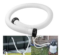 Tuyau de pompe de piscine pour piscines Intex à côtés souples 59 pouces 29060E, tuyau de remplacement de pompe de piscine, accessoire blanc, jeu de tuyaux et d'écrous pour pompe-