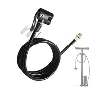 Tuyau de pompe universel de rechange résistant à la chaleur 80 cm/125 cm, tuyau de raccordement de pompe durable | Tuyau à air anti-fuite pour boules de vélo, anneaux gonflables, accessoires de