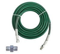 Tuyau de pulvérisation de Peinture sans air Tuyau Haute Pression sans air 1/4 Pouce, raccord de Tuyau pulvérisation Peinture, en Fibre Double Couche Ultra Flexible 0,5 m à 40(15M)