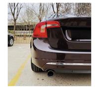 Tuyau de Queue Embout D'échappement De Voiture, Décoration Silencieux, Pour VOLVO S60 Berline T4 Cinétique Série F 2015 2016 2017 2018 exhaust tip(BLACK 1pair)
