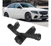 Tuyau de raccordement d'eau de liquide de refroidissement de voiture, ABS noir OEM A2762002052 Pièce de rechange pour moteurs V6 de 3,0 L avec installation facile et ajustement direct pour réparation