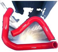 Tuyau de radiateur en silicone, résistance à la température élevée, manipulation améliorée de la pression, rouge