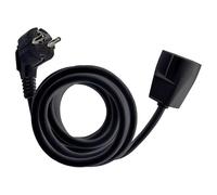 Tuyau de rallonge 3 x 1,5 mm, 7 m, Noir, idéal pour Les connexions électriques et Outils, Offre flexibilité et résistance