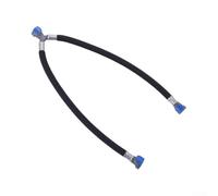 Tuyau de rechange à connexion rapide de 30,5 cm pour robinet de salle de bain, alimentation en eau chaude et froide, tube en polyéthylène bleu, compatible avec les robinets standard, mise à niveau