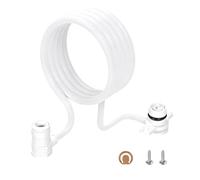 Tuyau de rechange pour hydropulseur et 2 têtes de brosse à dents pour Waterpik Sonic-Fusion SF-01/02/03/04, kit de réparation avec outils, installation facile (blanc, 1 pièce)