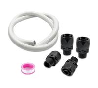 Tuyau de rechange pour piscine avec 4 adaptateurs de connecteur rapide - Tuyau flexible de filtre de piscine