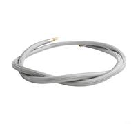 Tuyau de rechange pour robinet de cuisine en nylon blanc 150 cm | Longueur : 150 cm - Enveloppe en nylon blanc - Noyau en métal - Compatible avec les têtes d'accueil standard - Connexion