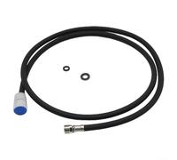 Tuyau de rechange pour robinet d'évier de cuisine avec douchette extractible de 1,5 m en nylon EPDM Tube flexible G1/2" Connecteur femelle extrémité conique pour robinets mitigeur standard compatible