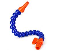 Tuyau de refroidissement articulé 300 mm avec valve intégrée - Filetage mâle 1/4" BSPT - Buse ronde 3 mm - Tube flexible segmenté pour CNC, tour, fraiseuse - 9 L/min à 3 bar - Plastique PP